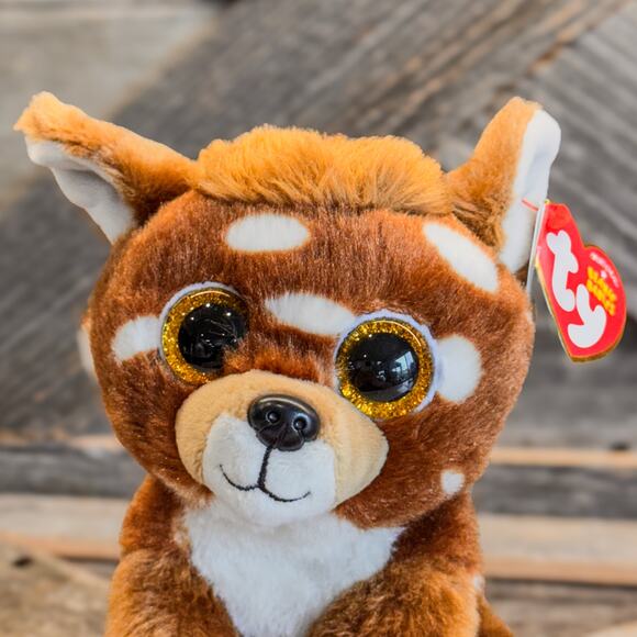Pair of Woodland TY Beanie Boos-Squire the Squirrel and Buckley the Fawn-NWT-6"H - Picture 3 of 12